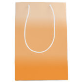 Hübsch Peach Ombre Mittlere Geschenktüte (Vorderseite)