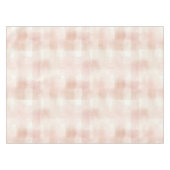 Hübsch Peach Pink Creme Kariert Tischdecke (Vorderseite (Horizontal))