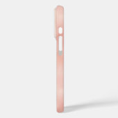 Hübsch Peach Pink Creme Streifen Case-Mate iPhone Hülle (Rückseite / Links)