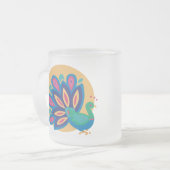 Hübsch Peacock One Mattglastasse (Vorderseite Links)