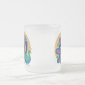 Hübsch Peacock One Mattglastasse (Mittel)