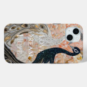 Hübsch Peacock Pink Gold Case-Mate iPhone Hülle (Rückseite (Horizontal))