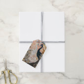 Hübsch Peacock Pink Gold Glam Geschenkanhänger (Mit Garn)