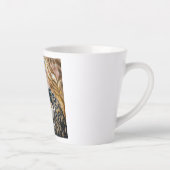 Hübsch Peacock Pink Gold Weihnachten Milchtasse (Rechts)