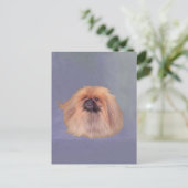 Hübsch Pekingese Postkarte (Stehend Vorderseite)