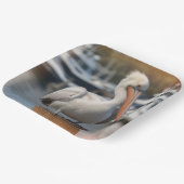 hübsch Pelican Pappteller (Gewinkelt)