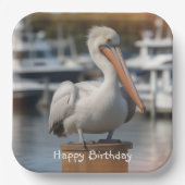 hübsch Pelican Pappteller (Vorderseite)