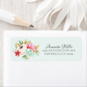 Hübsch Peonies Baby Dusche Blumenkohle Rücksendead (Insitu)