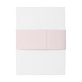 Hübsch Peonies Monogram Floral Wedding Einladungsbanderole (Rückseitenbeispiel)