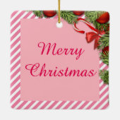 Hübsch Personalisiert Flamingo Keramikornament (Rückseite)