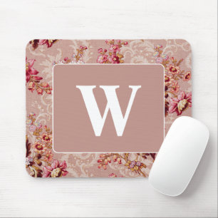 Hübsch personalisiert Luxuriös modern vintage rosa Mousepad