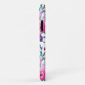 Hübsch Personalisierte Mit Monogramm Blume Case-Mate iPhone Hülle (Hinten/Rechts)