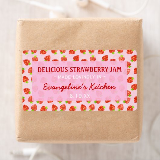 Hübsch Personalisierte Strawberry Jam Jar (Insitu)