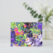Hübsch Petunias Postkarte (Stehend Vorderseite)