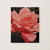Hübsch Pfirsiche Rosa Rose Puzzle (Vertikal)
