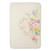 Hübsch Pfirsichrosa Badematte (Vorderseite Vertikal)