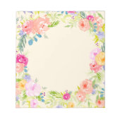 Hübsch Pfirsichrosa Notizblock (Vorderseite)