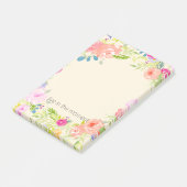 Hübsch Pfirsichrosa Post-it Klebezettel (angewinkelt)