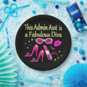 HÜBSCH PINK ADMIN ASST DIVA DESIGN PAPPTELLER (Party)