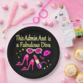 HÜBSCH PINK ADMIN ASST DIVA DESIGN PAPPTELLER (Party)