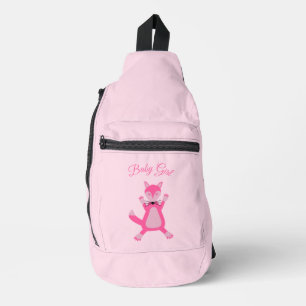 Hübsch Pink Baby Fox Custom Crossbody Bag