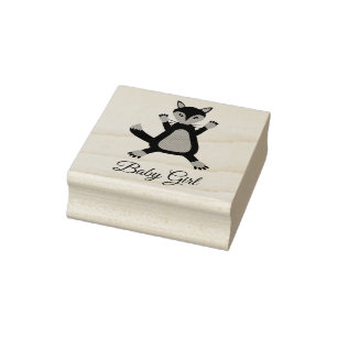 Hübsch Pink Baby Fox Custom Gummistempel