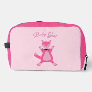 Hübsch Pink Baby Fox Custom Waschbeutel