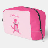 Hübsch Pink Baby Fox Custom Waschbeutel (Rechte Ecke)