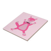 Hübsch Pink Baby Fox Fliese (Seite)