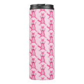 Hübsch Pink Baby Fox Gemustert Thermosbecher (Rückseite)