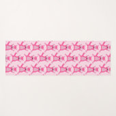 Hübsch Pink Baby Fox Gemustert Yogamatte (Vorderseite (Horizontal))