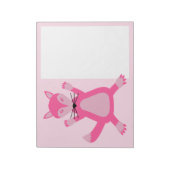 Hübsch Pink Baby Fox Notizblock (Rotiert)
