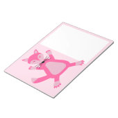Hübsch Pink Baby Fox Notizblock (angewinkelt)