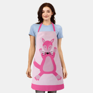 Hübsch Pink Baby Fox Schürze