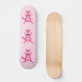 Hübsch Pink Baby Fox Skateboard (Vorderseite)