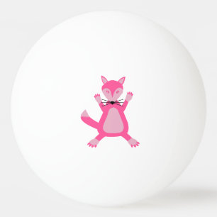 Hübsch Pink Baby Fox Tischtennisball