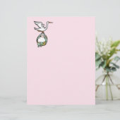 Hübsch Pink Baby Girl (Stehend Vorderseite)