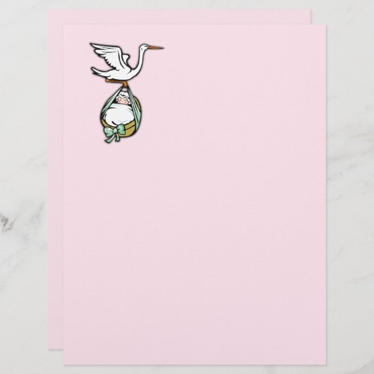 Hübsch Pink Baby Girl (Vorne/Hinten)