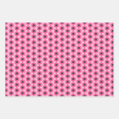 Hübsch Pink Baby Girl Bee Custom Geschenkpapier Set (Vorderseite 3)