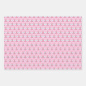 Hübsch Pink Baby Girl Bee Custom Geschenkpapier Set (Vorderseite 2)