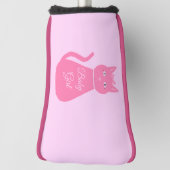 Hübsch Pink Baby Girl Cat Custom Golf Headcover (Rotieren 90)