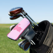 Hübsch Pink Baby Girl Cat Custom Golf Headcover (In Situ)