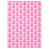 Hübsch Pink Baby Girl Cat Custom Klemmbrett (Rückseite)