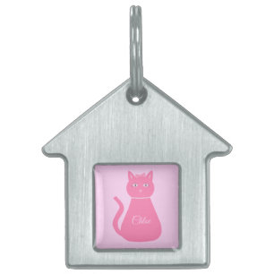 Hübsch Pink Baby Girl Cat Custom Tiermarke
