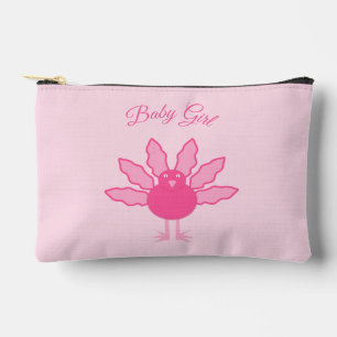 Hübsch Pink Baby Girl Erntedank Türkei Custom Zubehörtasche