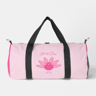 Hübsch Pink Baby Girl Erntedank Türkei Windeln Duffle Bag