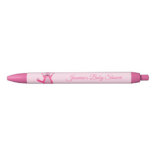 Hübsch Pink Baby Girl Fox Custom Baby Dusche Kugelschreiber