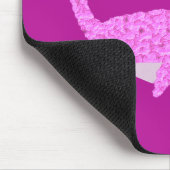 Hübsch Pink Baby Girl Narwhal Mousepad (Ecke)