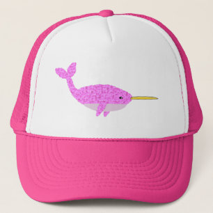Hübsch Pink Baby Girl Narwhal Truckerkappe