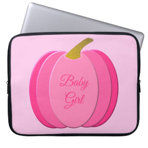 Hübsch Pink Baby Girl Pumpkin Custom Laptopschutzhülle